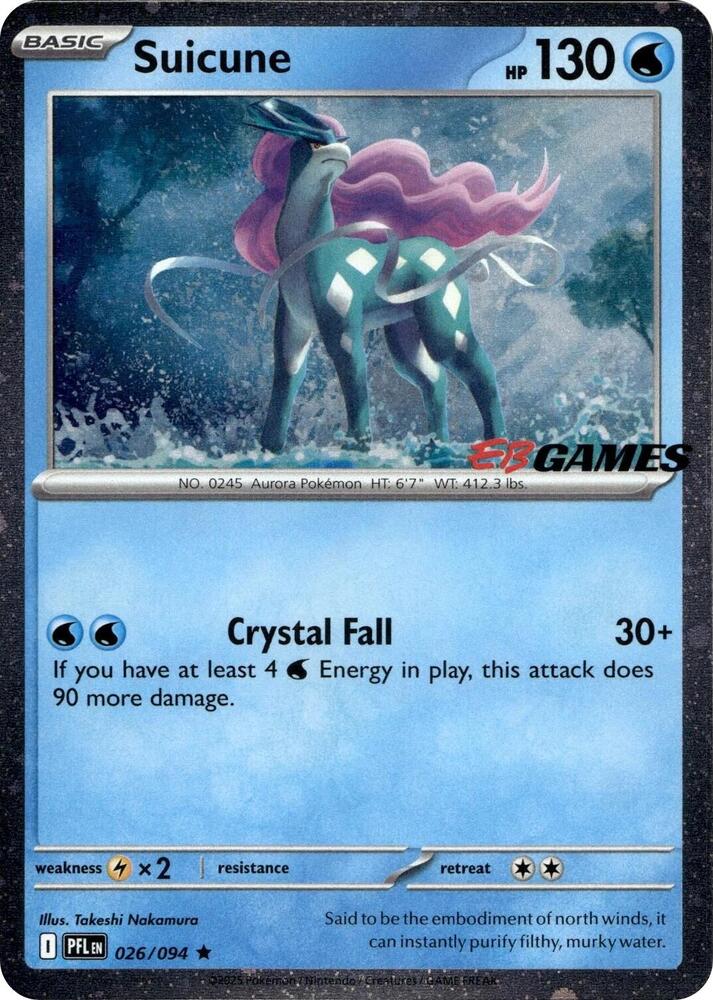Phantasmal Flames Suicune EB Games Special