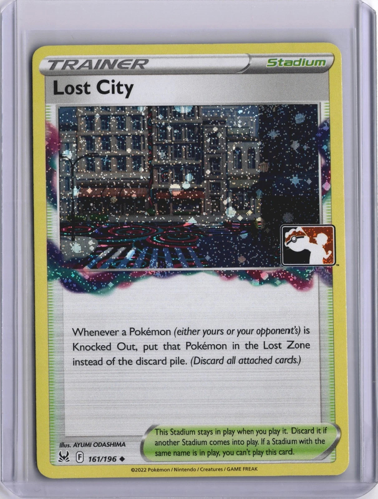 Lost Origin Lost City Cosmos Holo Play Prize Pack Stamped Promo