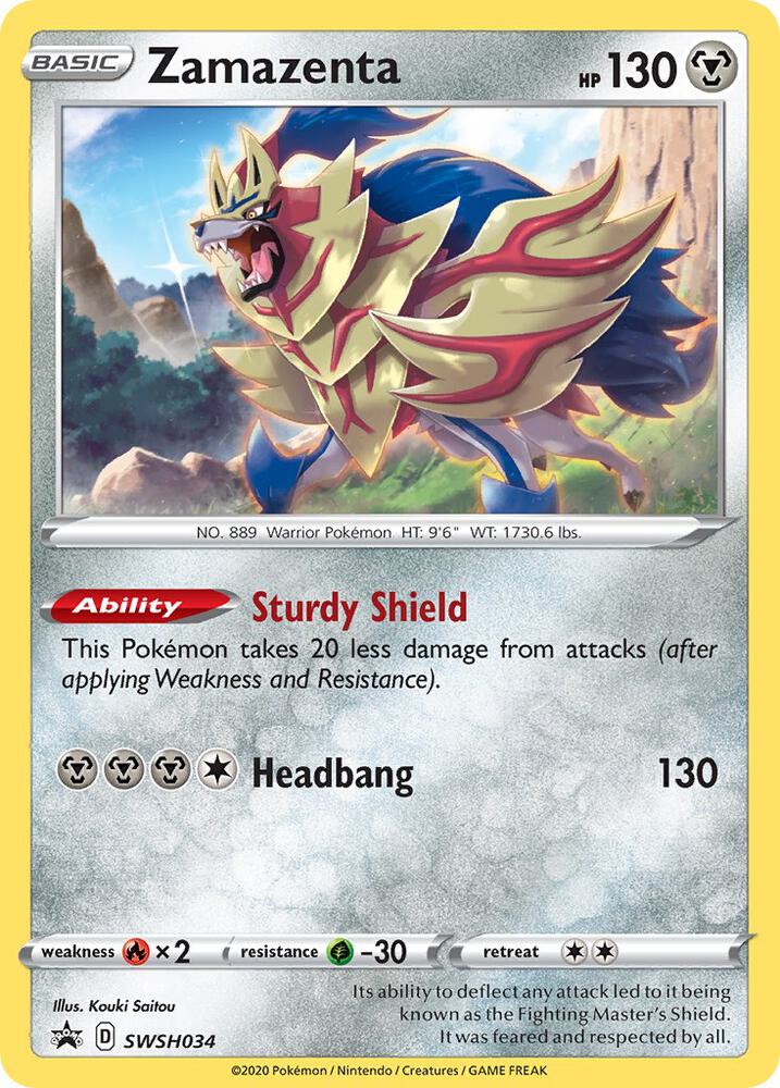 Zamazenta Promo Card