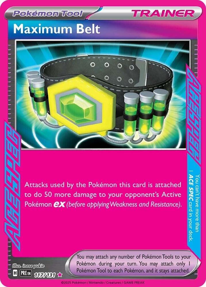 Prismatic Evolutions Maximum Belt