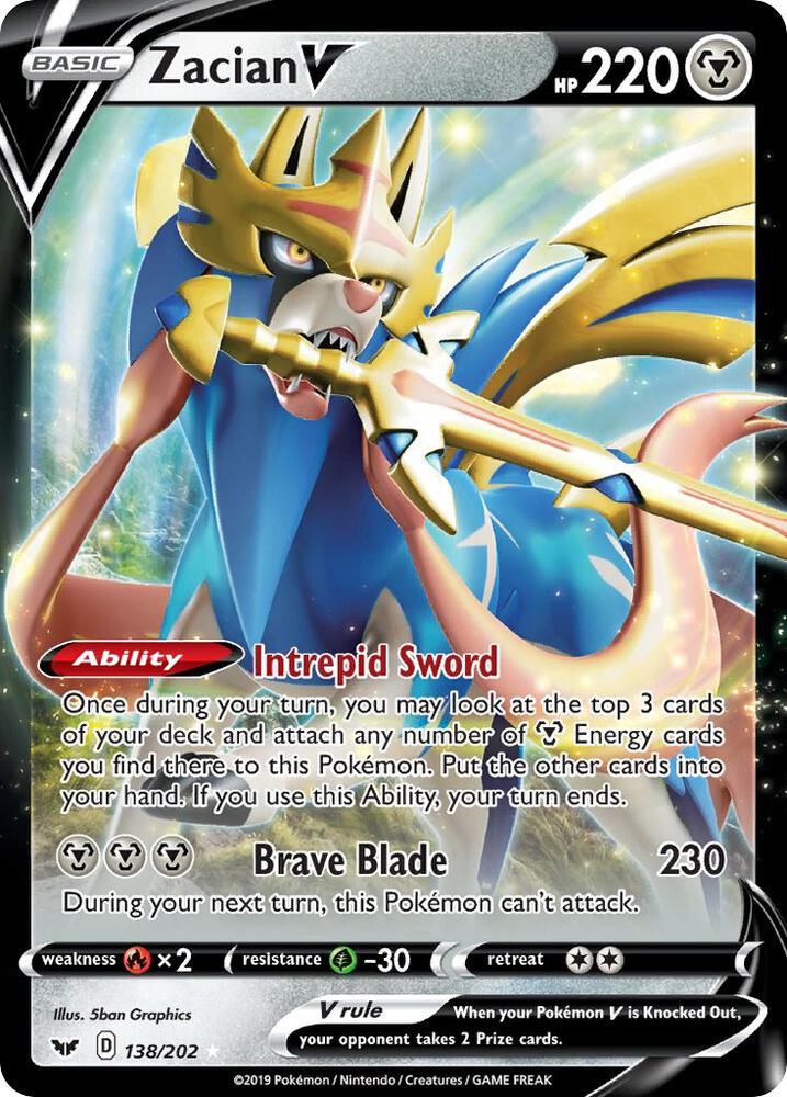 Sword & Shield Zacian V