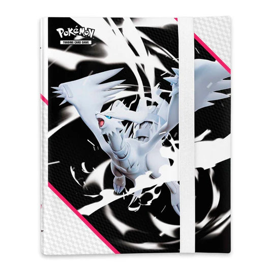 WHITE FLARE 9-POCKET BINDER