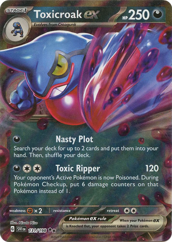 Scarlet & Violet Toxicroak ex