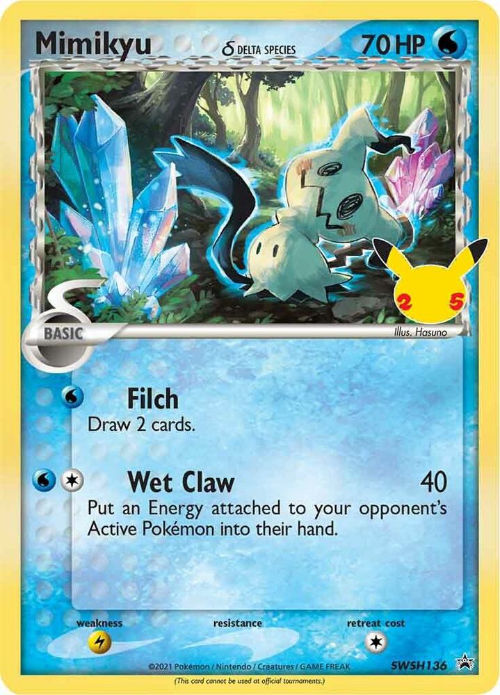 Sword & Shield Promo Mimikyu (Delta Species)