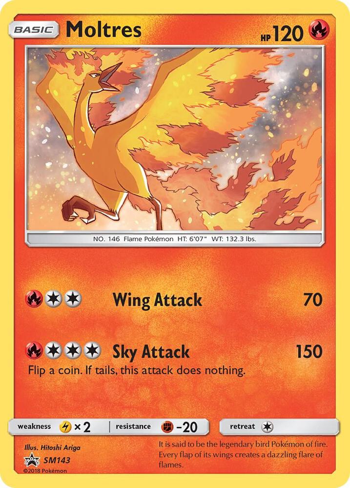 Moltres Sun & Moon Promo