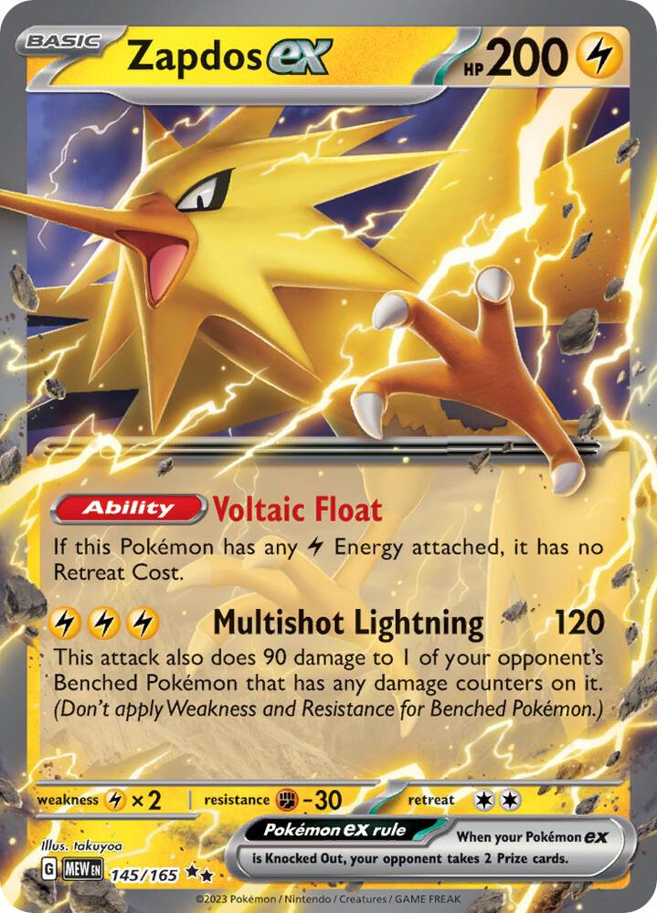 151 Zapdos ex