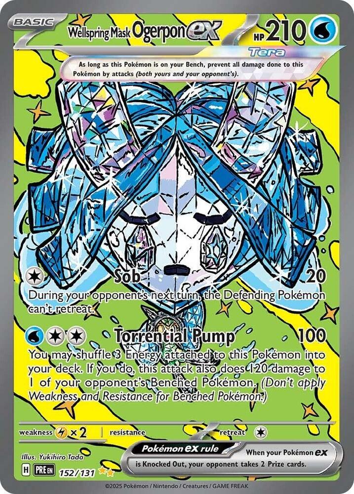 Prismatic Evolutions Wellspring Mask Ogerpon ex