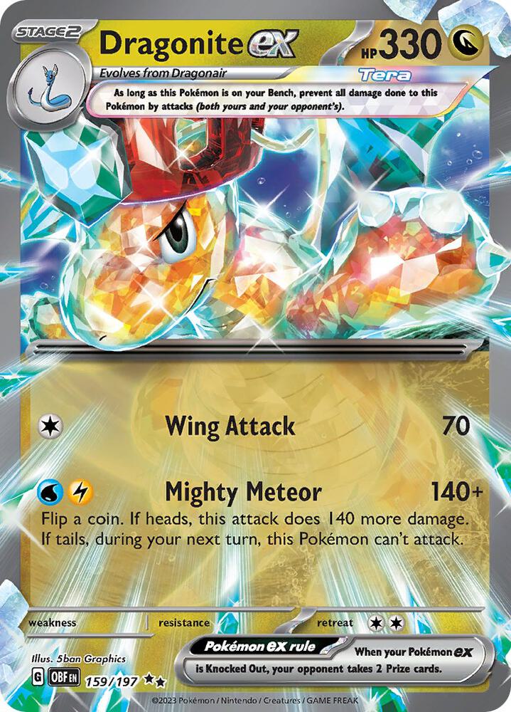 Obsidian Flames Dragonite ex