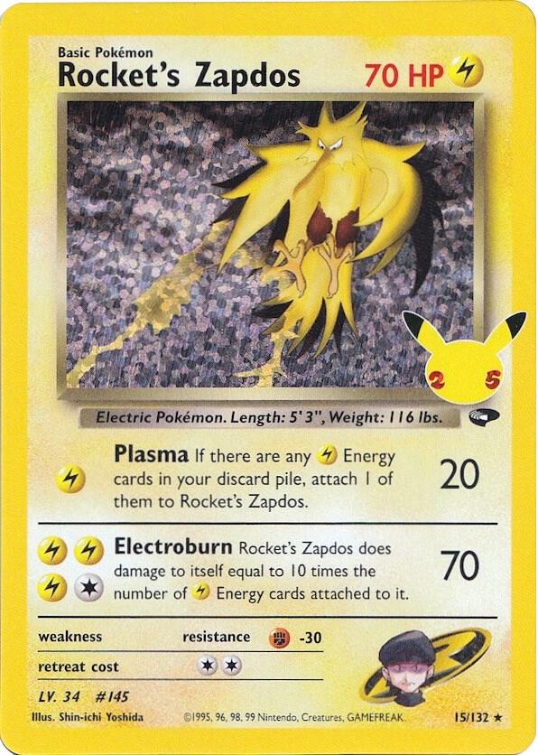 Celebrations Rocket's Zapdos
