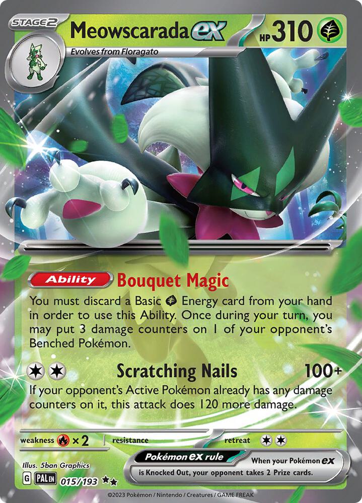 Paldea Evolved Meowscarada ex