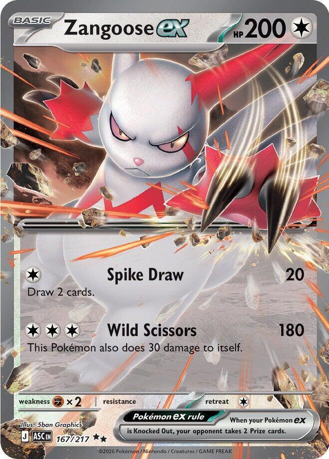 Ascended Heroes Zangoose ex