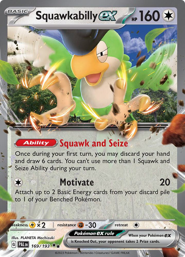 Paldea Evolved Squawkabilly ex