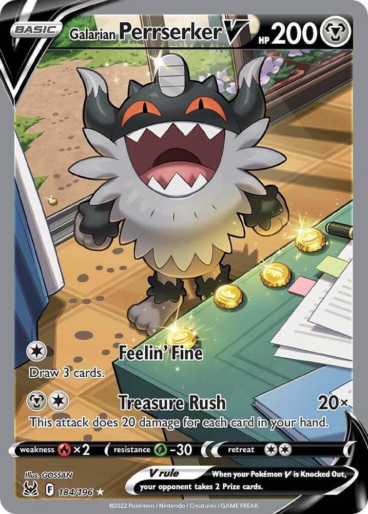 Lost Origin Galarian Perrserker V