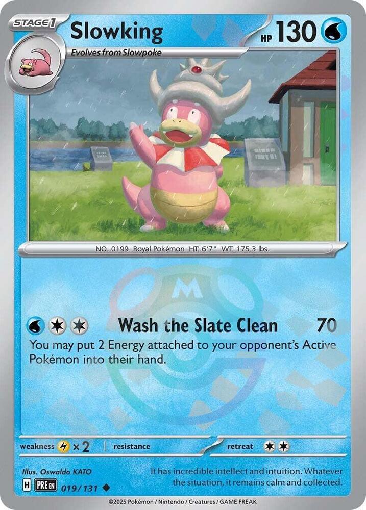 Prismatic Evolutions Slowking (Master Ball Pattern)