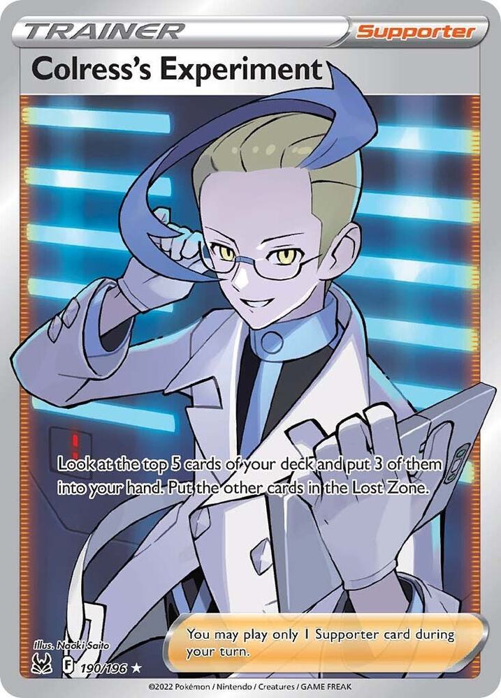 Lost Origin Colress's Experiment