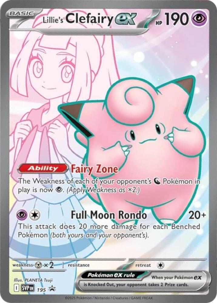 Scarlet & Violet Promo Lillie's Clefairy ex