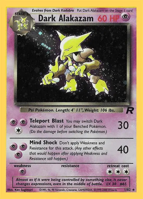 Team Rocket Dark Alakazam