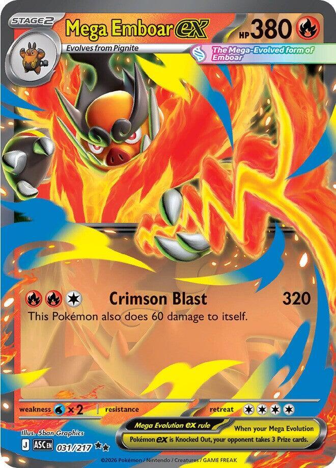 Ascended Heroes Mega Emboar ex