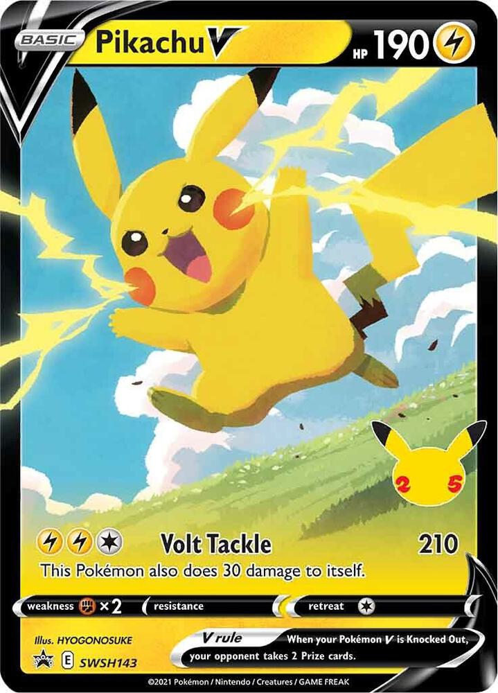 Sword & Shield Promo Pikachu V
