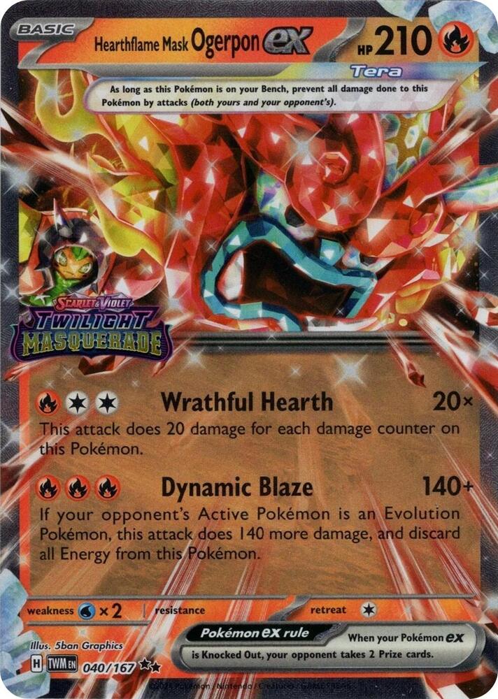 Twilight Masquerade Stamp Hearthflame Mask Ogerpon ex