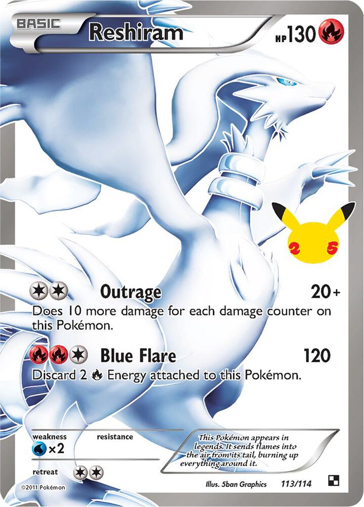 Celebrations Reshiram