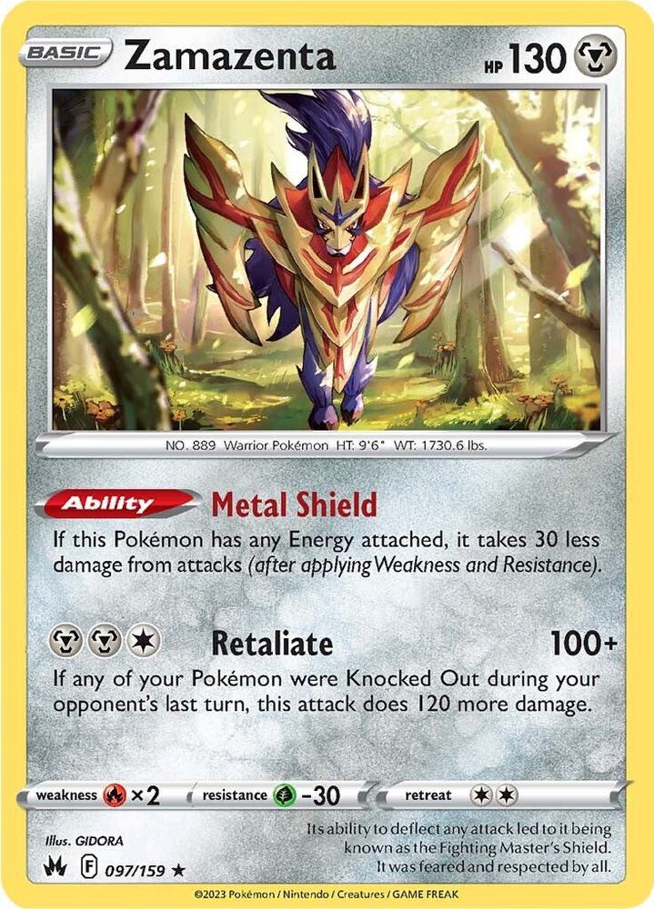 Crown Zenith Zamazenta