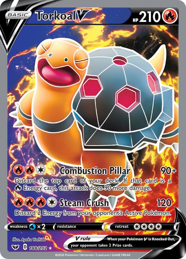 Sword & Shield Base Set Torkoal V