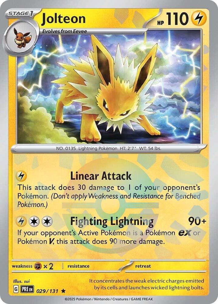 Prismatic Evolutions Jolteon (Poke Ball Pattern)