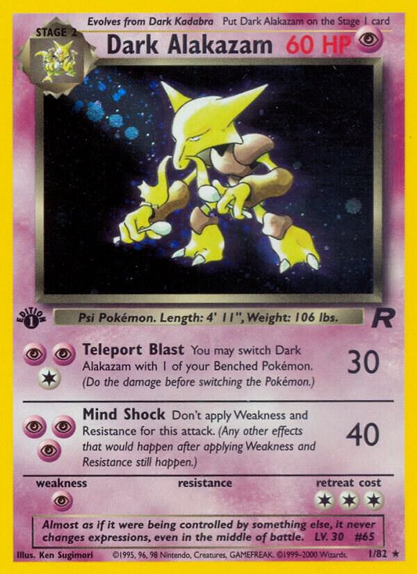 Team Rocket Dark Alakazam