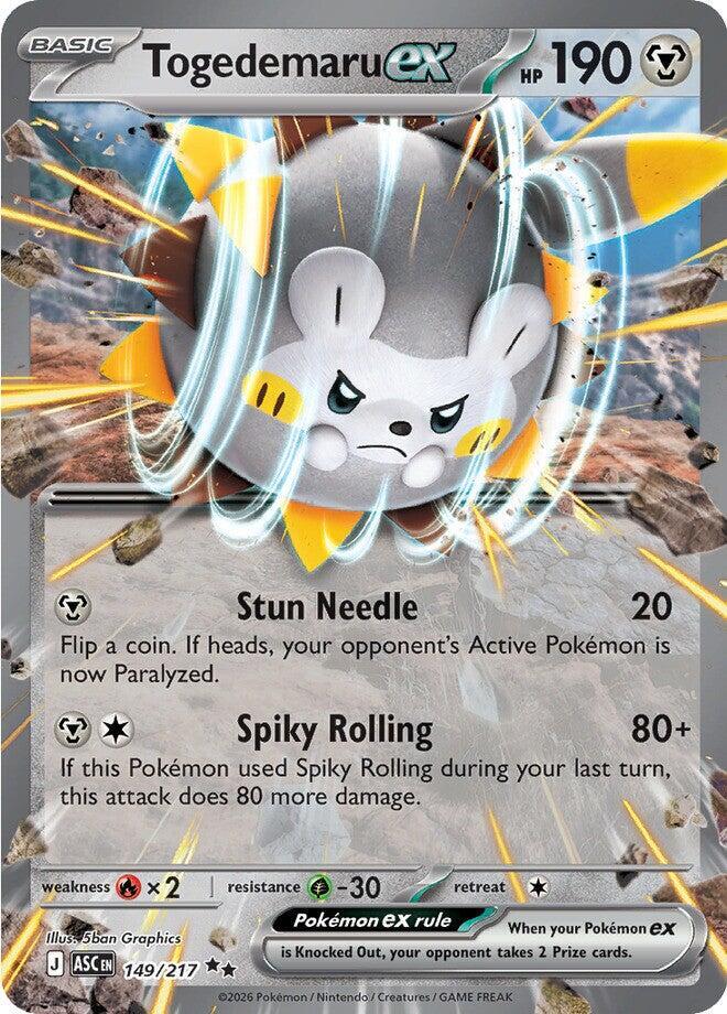 Ascended Heroes Togedemaru ex