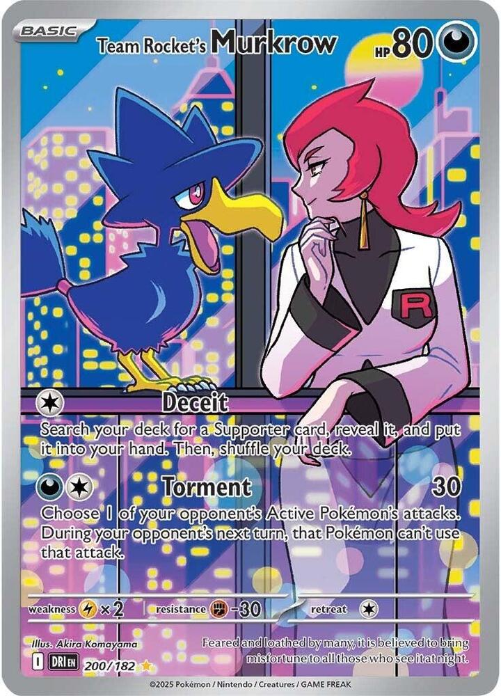 Destined Rivals Team Rocket's Murkrow
