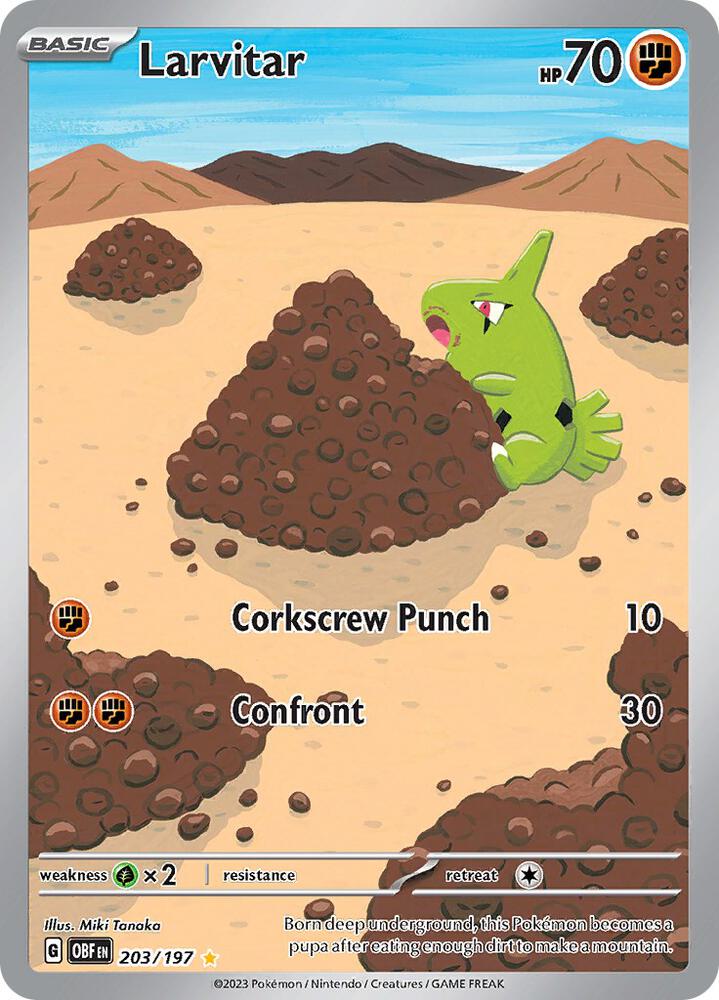 Obsidian Flames Larvitar