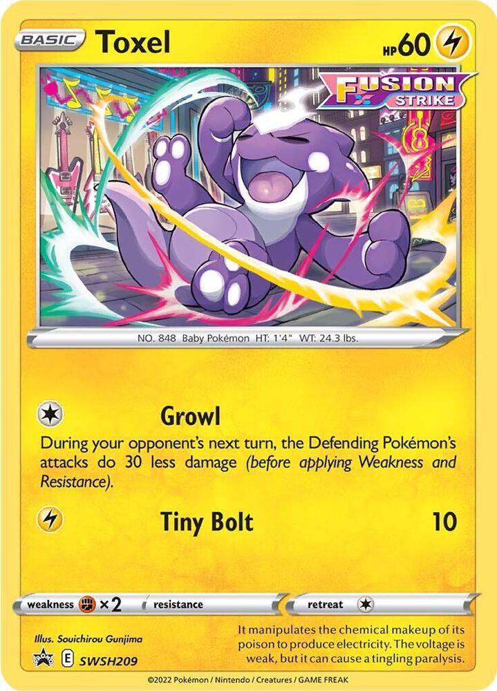 Toxel Black Star Promo Holo