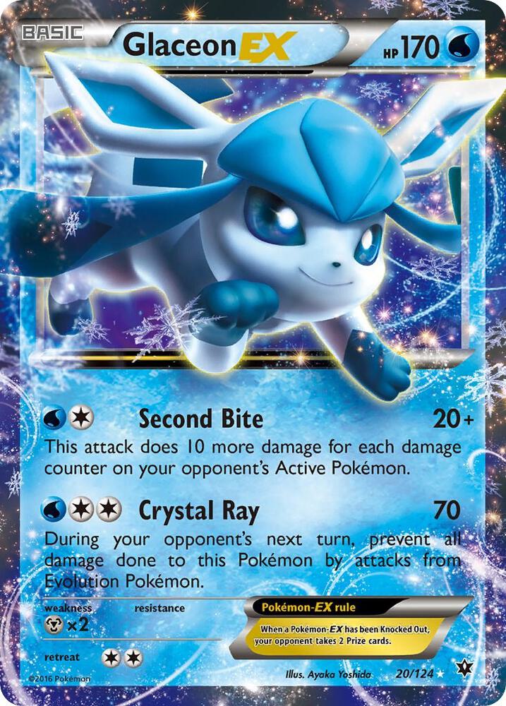 Fates Collide Glaceon EX