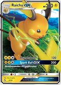 Hidden Fates Raichu GX