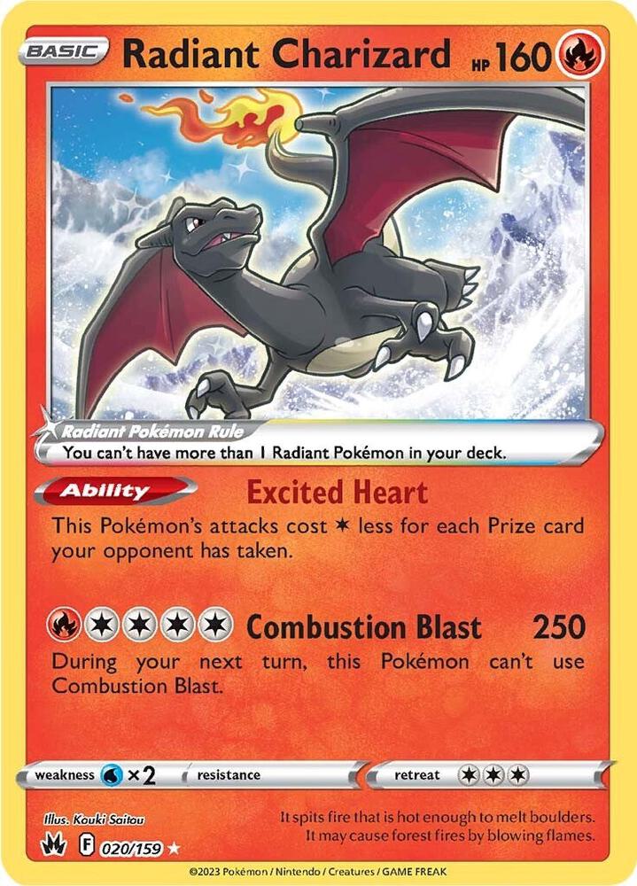 Crown Zenith Radiant Charizard