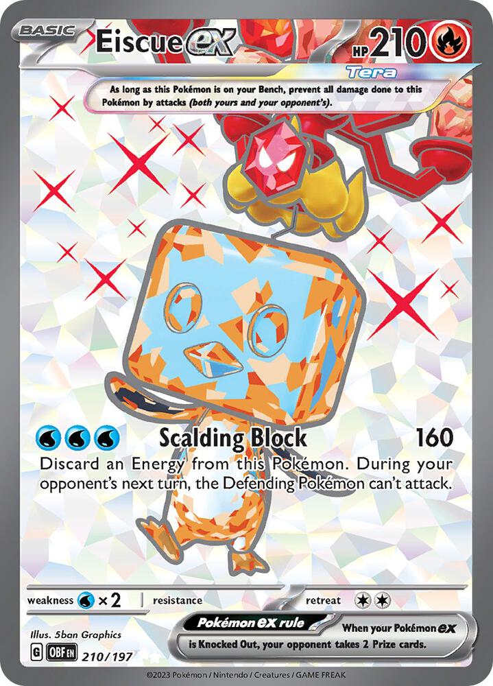 Obsidian Flames Eiscue ex