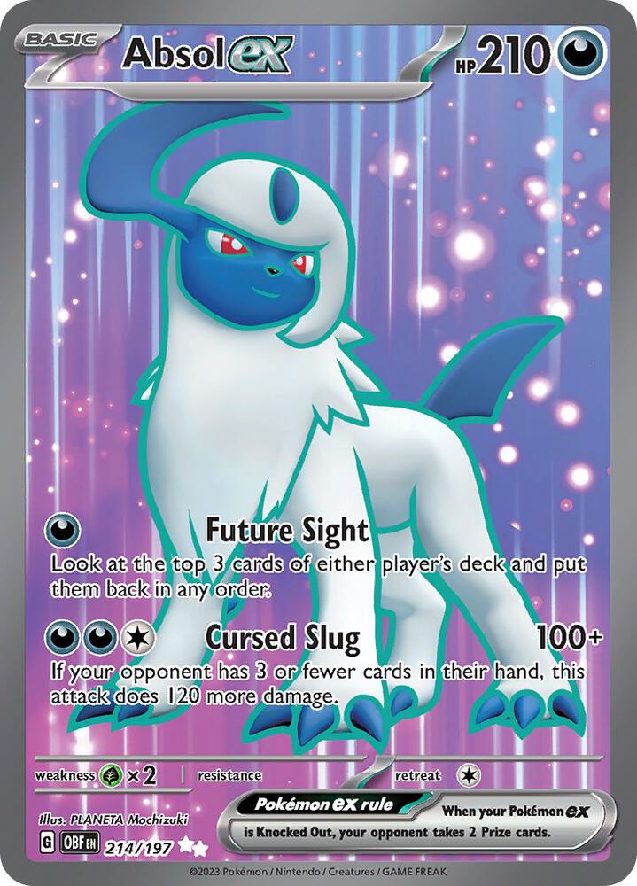 Obsidian Flames Absol ex