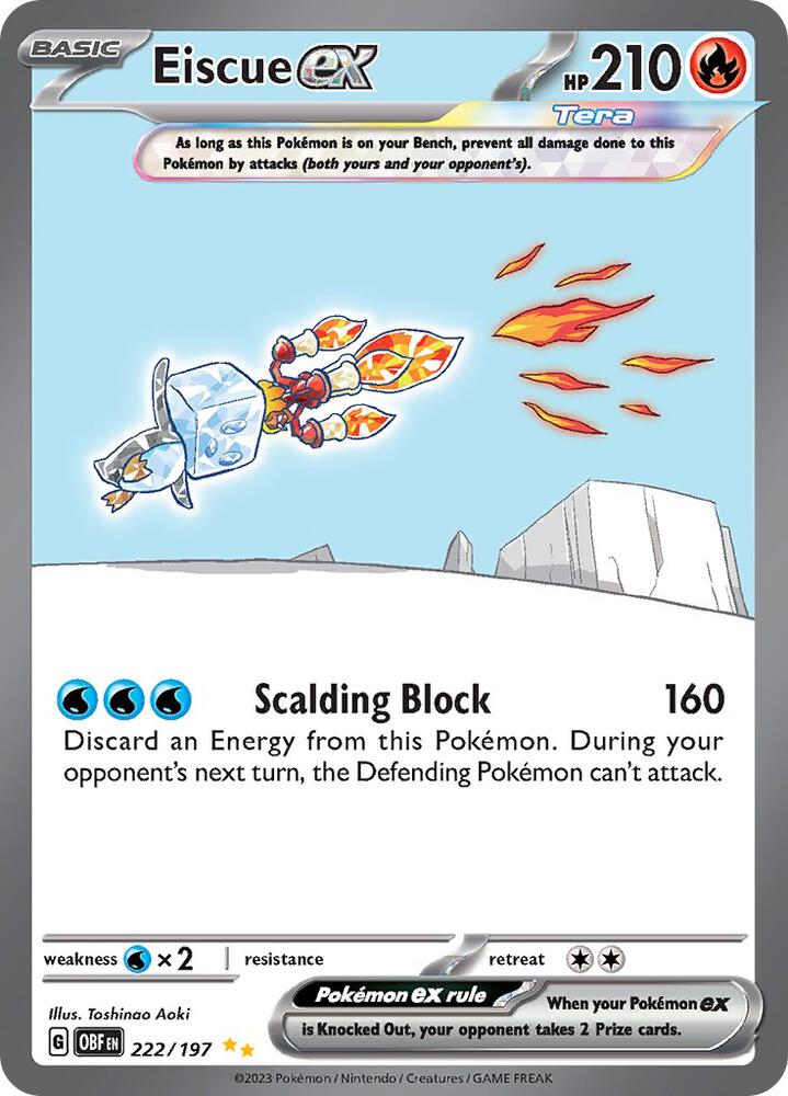Obsidian Flames Eiscue ex