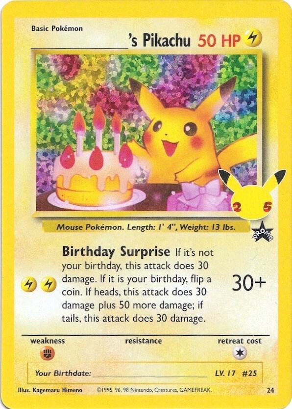 Celebrations _____'s Pikachu