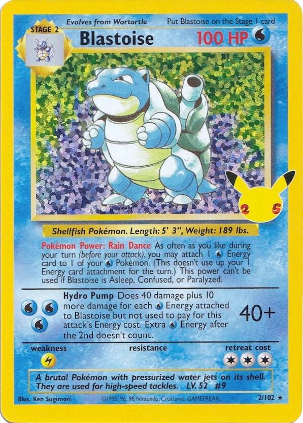 Celebrations Blastoise