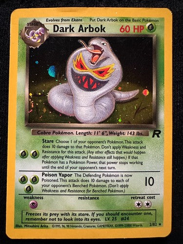 Team Rocket Dark Arbok
