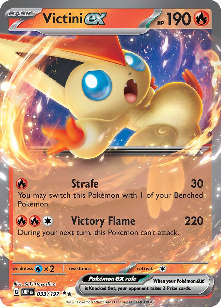 Obsidian Flames Victini ex