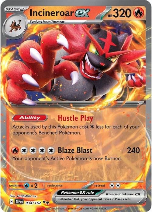 Temporal Forces Incineroar ex