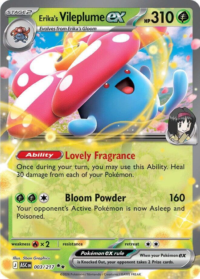 Ascended Heroes Erika's Vileplume ex