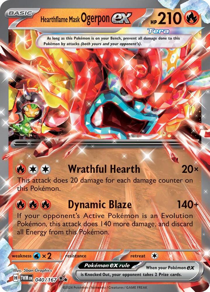 Twilight Masquerade Hearthflame Mask Ogerpon ex