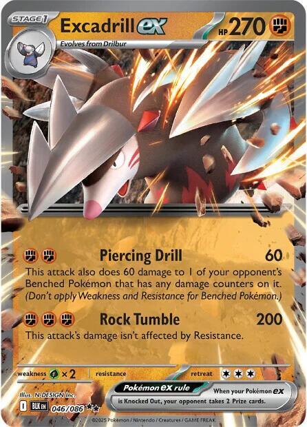 Black Bolt Excadrill ex
