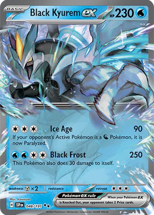 Surging Sparks Black Kyurem ex