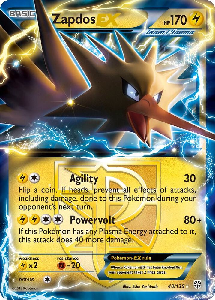 Plasma Storm Zapdos EX