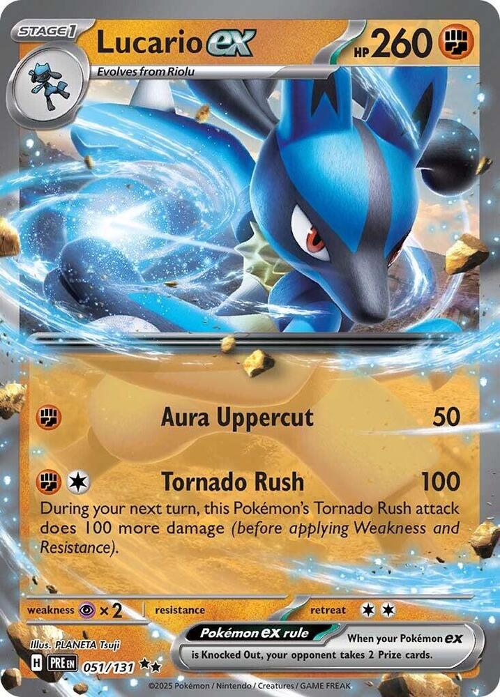 Prismatic Evolutions Lucario ex